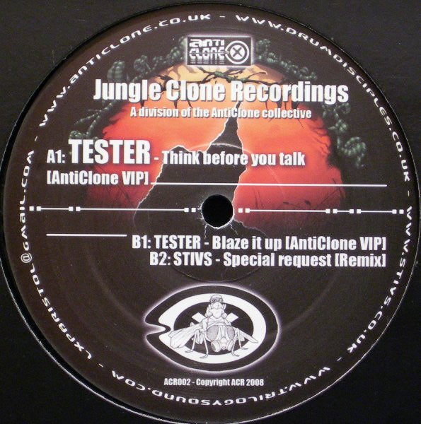 Tester / Stivs : Jungleclone EP (12")