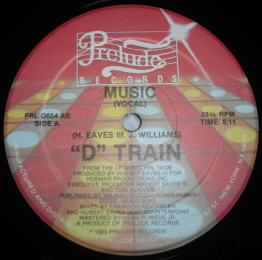 "D" Train* : Music (12")