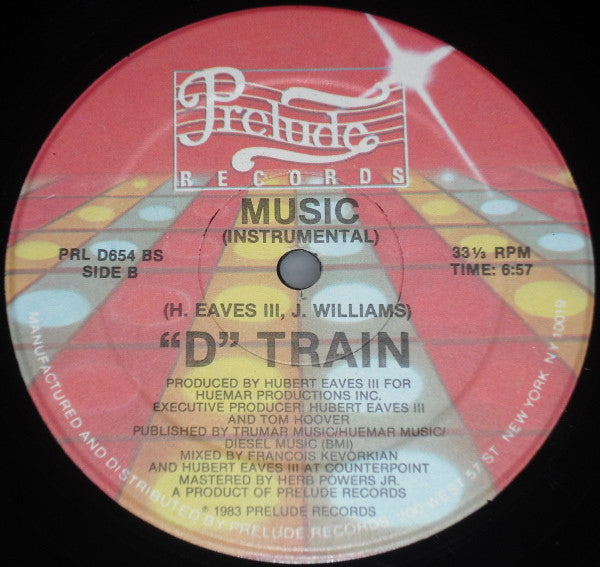 "D" Train* : Music (12")