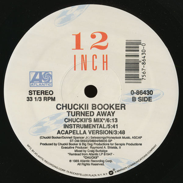 Chuckii Booker : Turned Away (12")