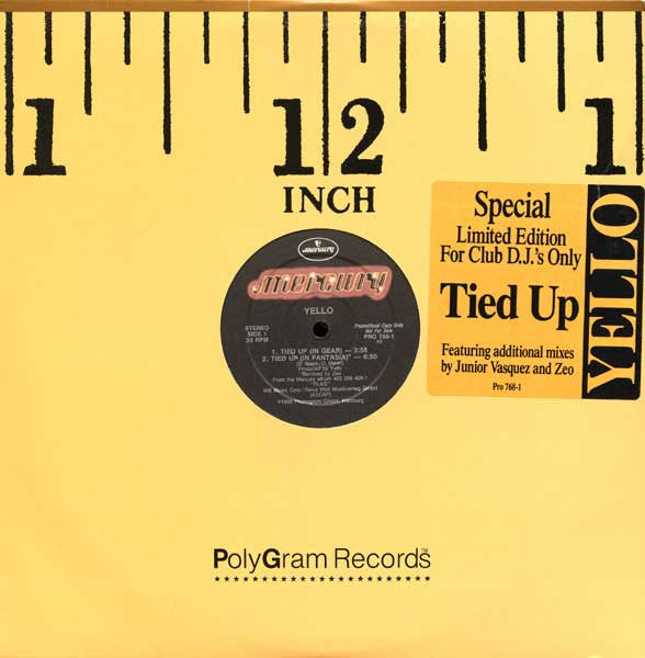 Yello : Tied Up (12", Ltd, Promo, 53)