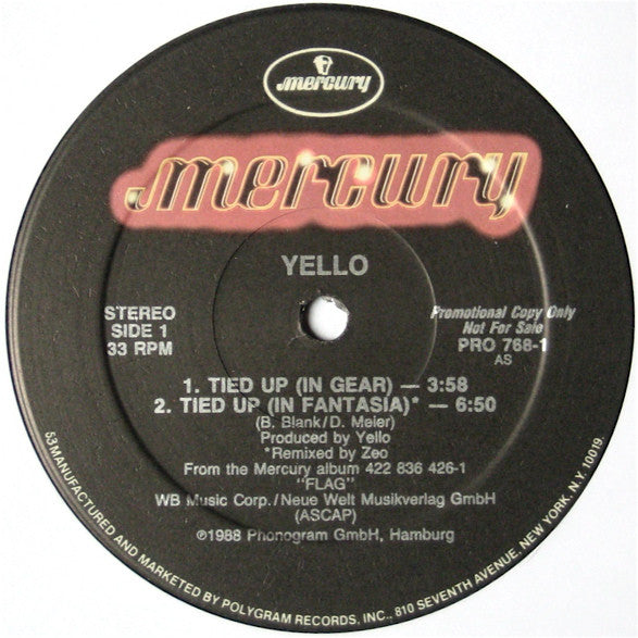 Yello : Tied Up (12", Ltd, Promo, 53)
