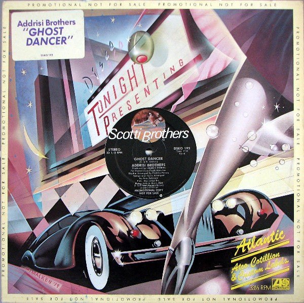 Addrisi Brothers : Ghost Dancer (12", Single, Promo)