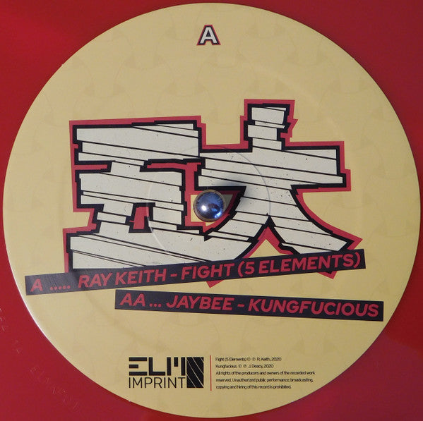 Ray Keith & Jaybee (5) : Fight (5 Elements) / Kungfucious (12", EP, Ltd, Red)