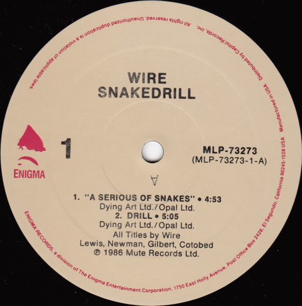 Wire : Snakedrill (12")