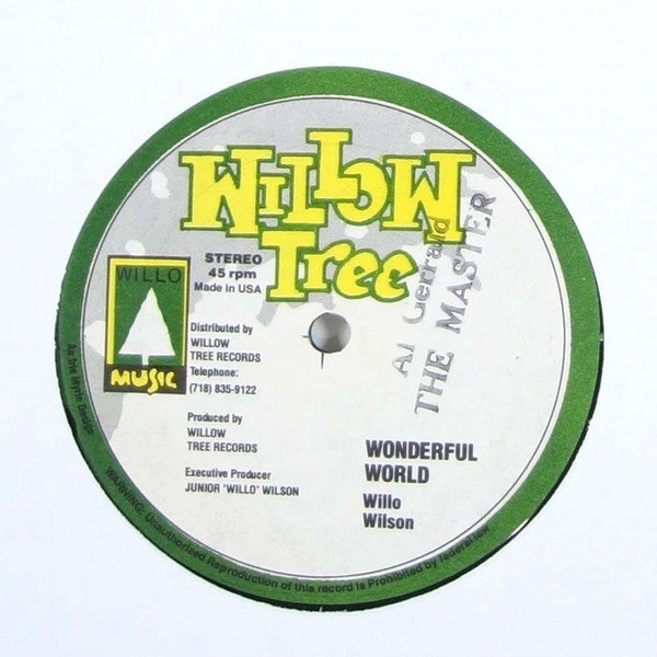 Junior Wilson : Wonderful World / Love Song (12")