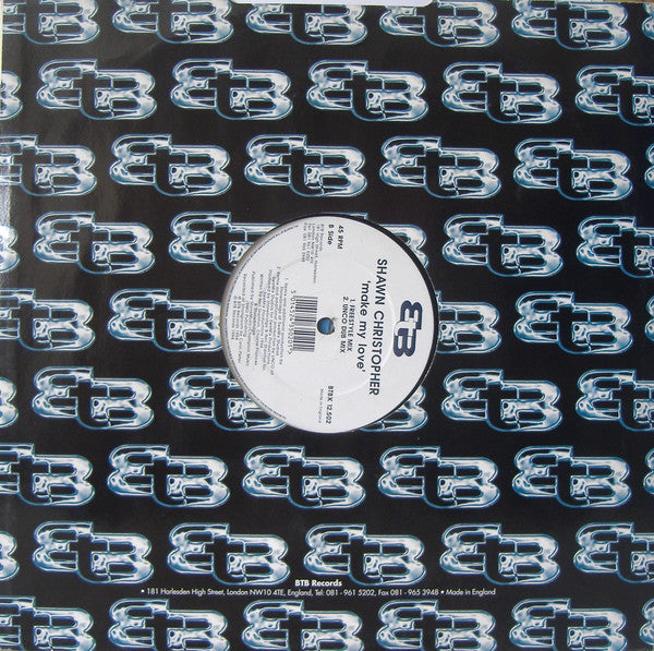Shawn Christopher : Make My Love (Remixes) (12", Single)