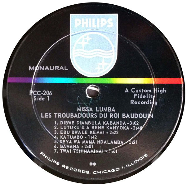 Les Troubadours Du Roi Baudouin : Missa Luba (LP, Album, Mono, Gat)
