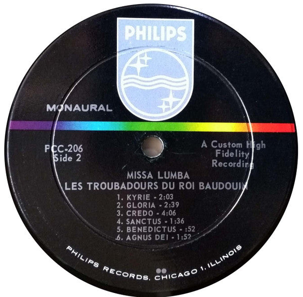 Les Troubadours Du Roi Baudouin : Missa Luba (LP, Album, Mono, Gat)