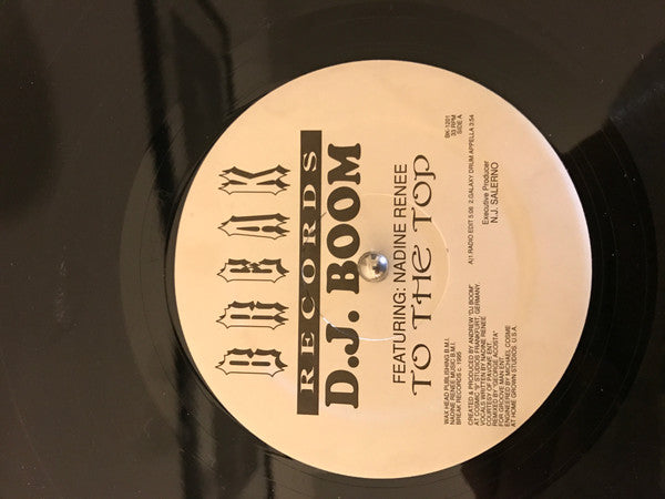 DJ Boom featuring Nadine Renée : To The Top (12")