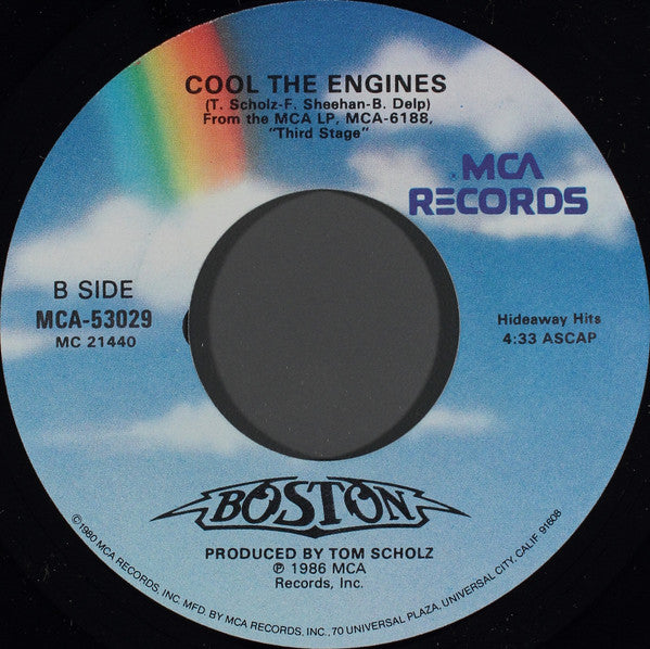 Boston : Can'tcha Say (You Believe In Me) / Still In Love (7", Single, Glo)