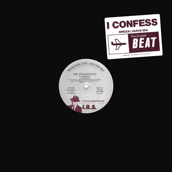 The English Beat* : I Confess (Special Dance Mix) (12", Single, Promo)