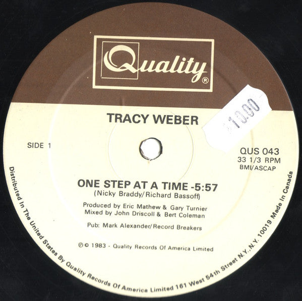 Tracy Weber : One Step At A Time (12")