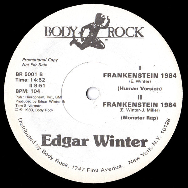 Edgar Winter : Frankenstein 1984 (12", Promo)