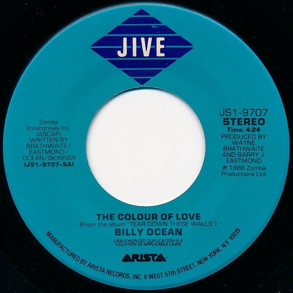 Billy Ocean : The Colour Of Love (7", Spe)