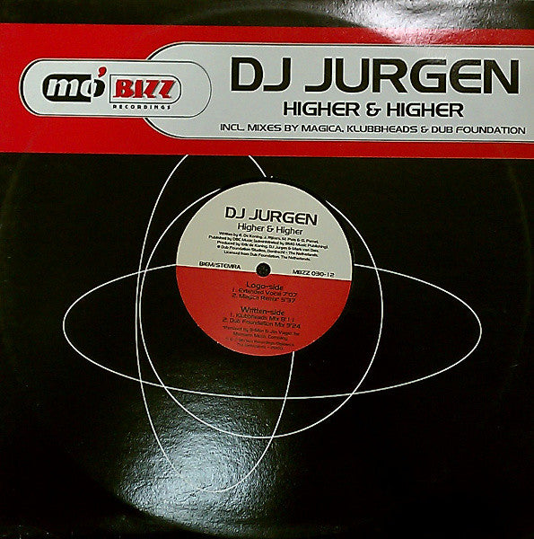 DJ Jurgen : Higher & Higher (12")