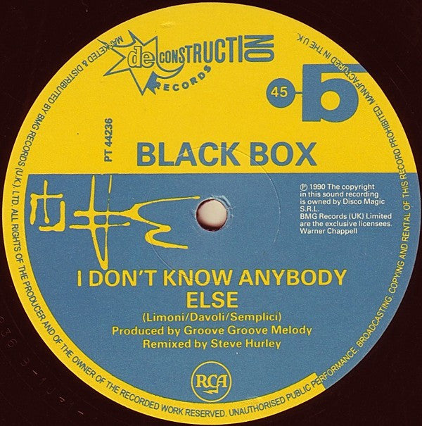 Black Box : Blackboxedtotalmix (12", Single)