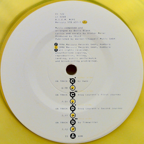 Yello : On Track (The Mixes) (3x12", Ltd, Yel)