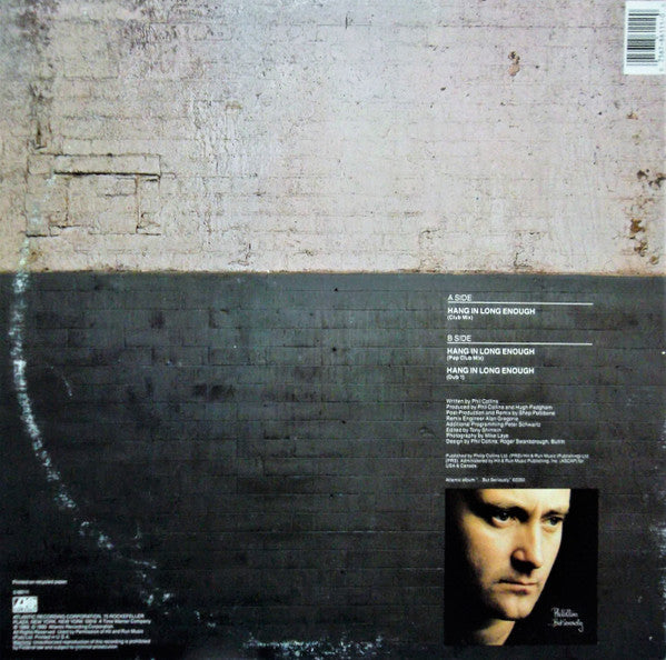 Phil Collins : Hang In Long Enough (12", SRC)