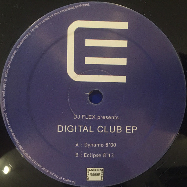 DJ Flex : Digital Club EP (12", EP)