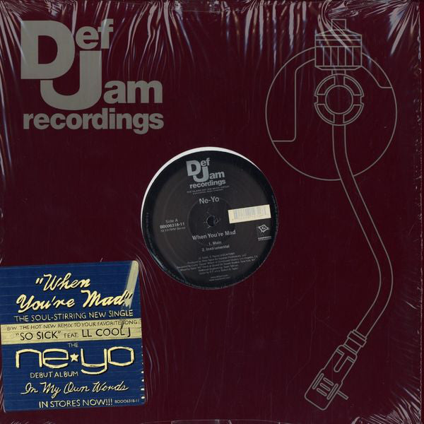 Ne-Yo : When You're Mad (12")
