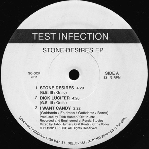 Test Infection : Stone Desires EP (12", EP)