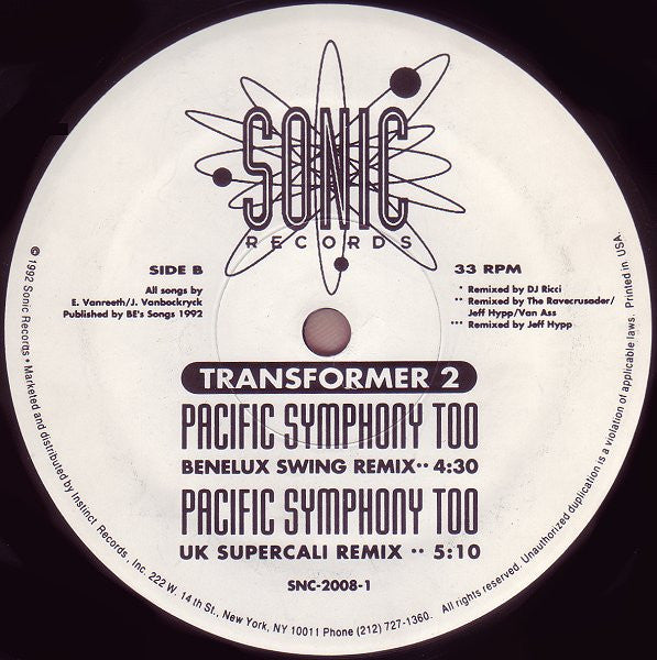 Transformer 2 : Pacific Symphony (12")