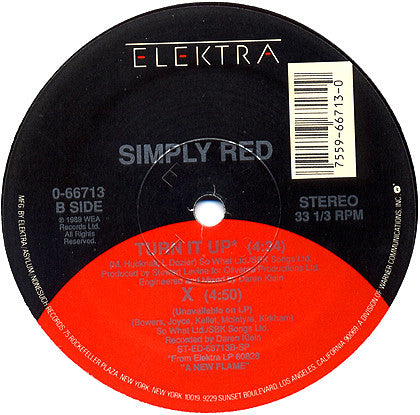 Simply Red : It's Only Love (12")