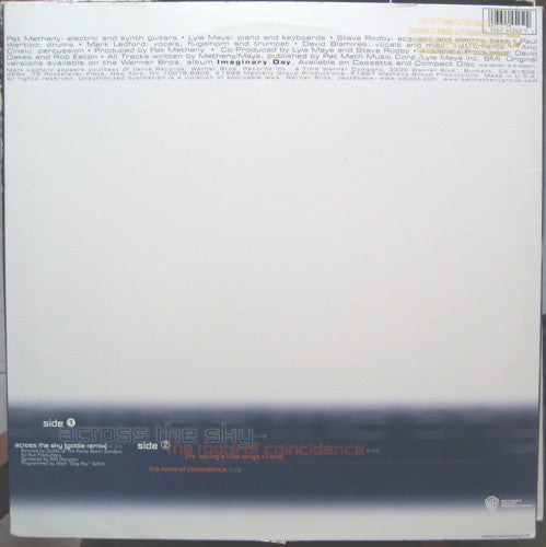 Pat Metheny Group : Across The Sky / The Roots Of Coincidence (12")