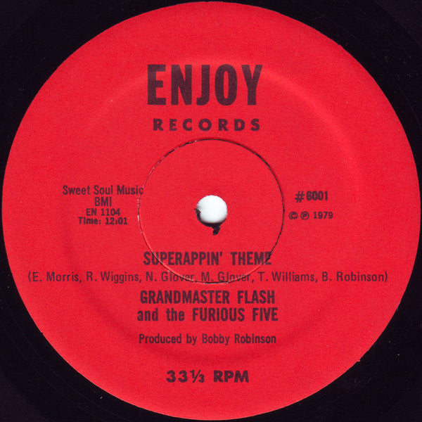 Grandmaster Flash And The Furious Five* : Superappin' (12")