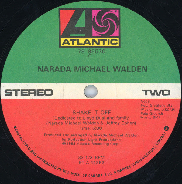 Narada Michael Walden : Reach Out (12")