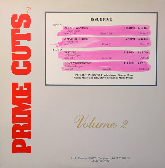 Various : Prime Cuts - Volume 2, Issue Five (2x12", Comp, Promo)