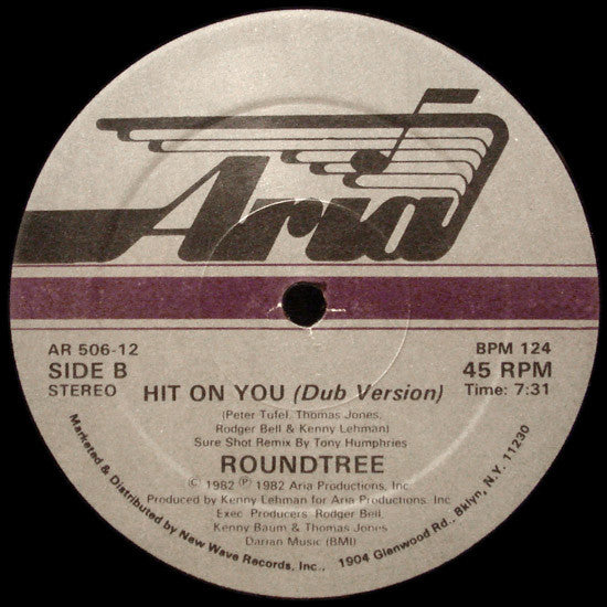 Roundtree : Hit On You (Remix) (12", Pic)