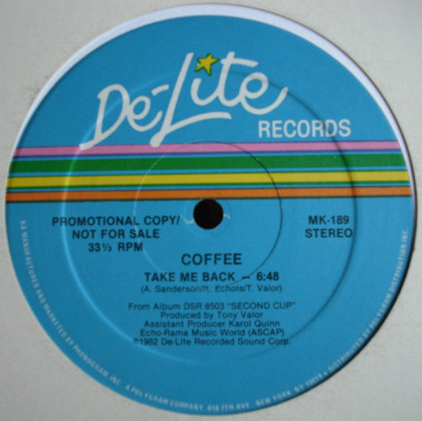 Coffee : Take Me Back (12", Promo)