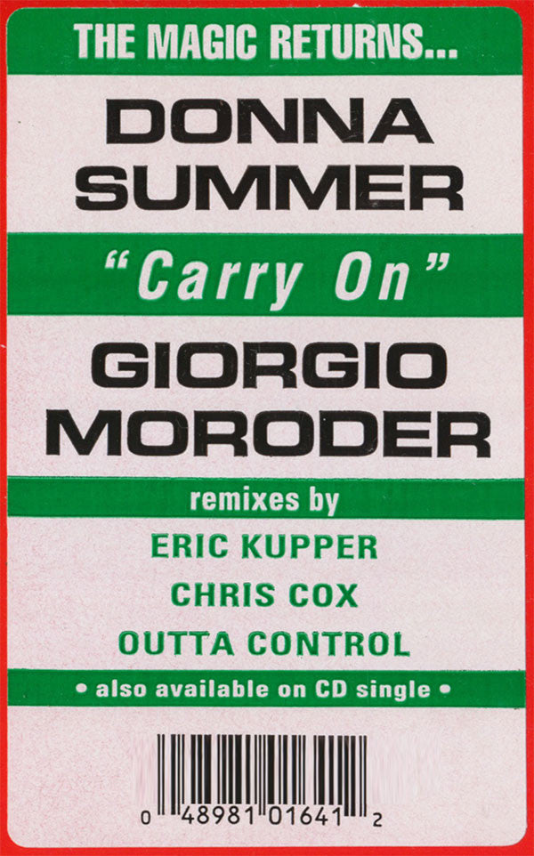 Donna Summer & Giorgio Moroder : Carry On (12")