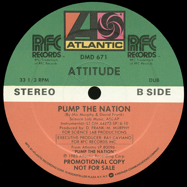 Attitude : Pump The Nation (12", Promo)