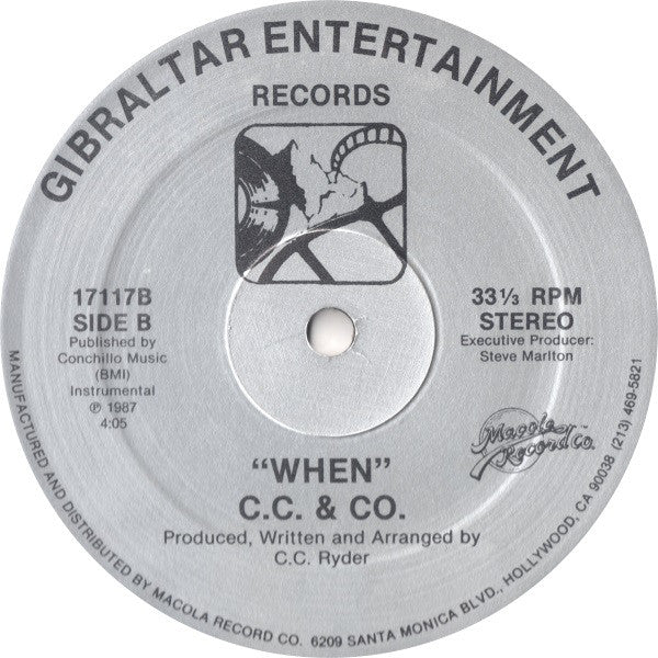 C.C. & Co. : When (12")