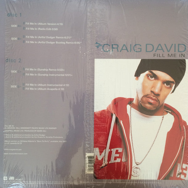 Craig David : Fill Me In (2xLP, Single)