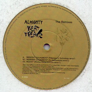 Almighty Beatfreakz : The Remixes (12", EP)