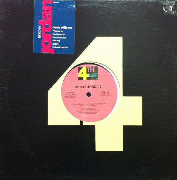 Ronny Jordan : Come With Me (12", Promo)
