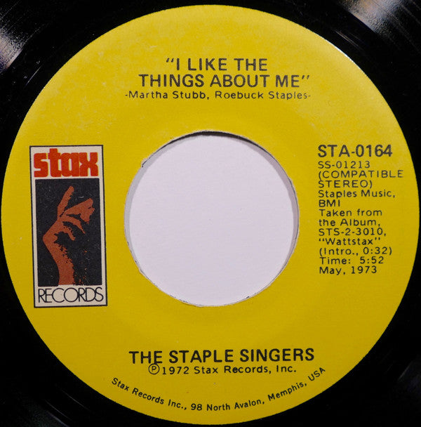 The Staple Singers : Be What You Are (7")