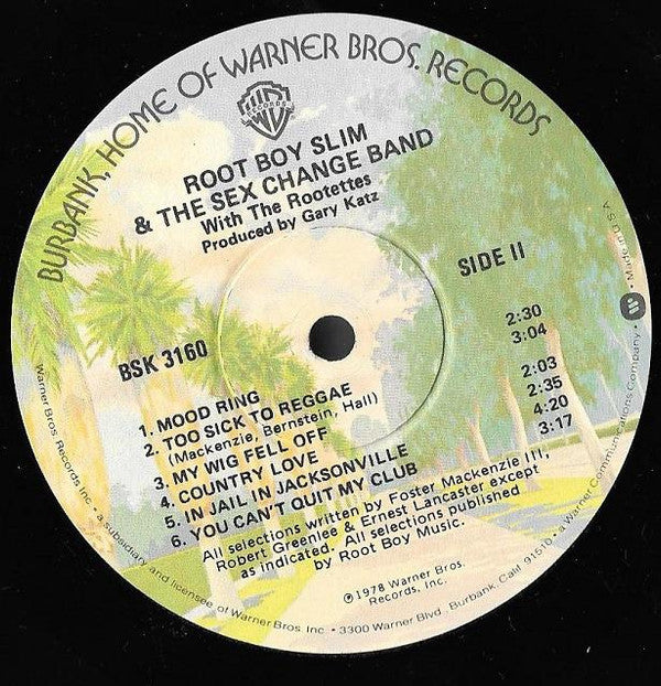 Rootboy Slim And The Sex Change Band With The Rootettes : Root Boy Slim & The Sex Change Band With The Rootettes (LP, Album, Win)
