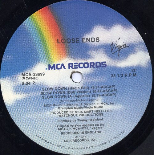 Loose Ends : Slow Down (12")