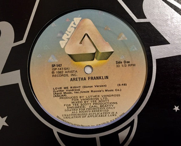 Aretha Franklin : Love Me Right (12")