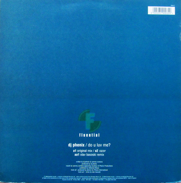 DJ Phenix : Do U Luv Me? (12")