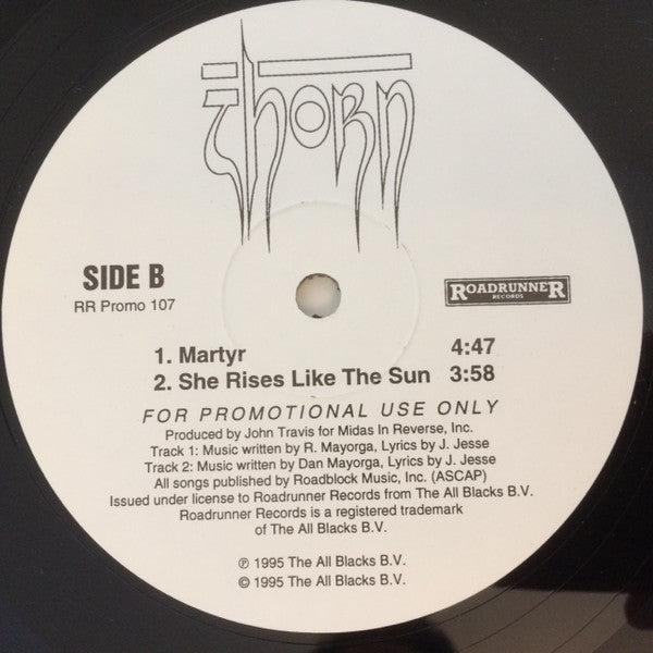 Thorn (2) : Pacing (12", Promo)