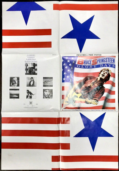 Bruce Springsteen : Glory Days (12", Single, Pos)