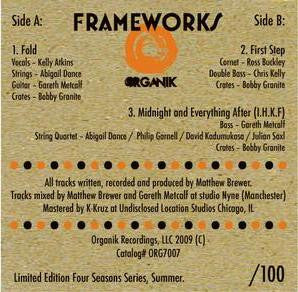 Frameworks : Four Seasons EP Series - Summer (7", Single, Ltd, Ora)