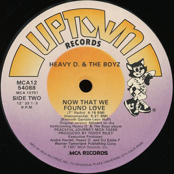 Heavy D. & The Boyz : Now That We Found Love (12", Single)
