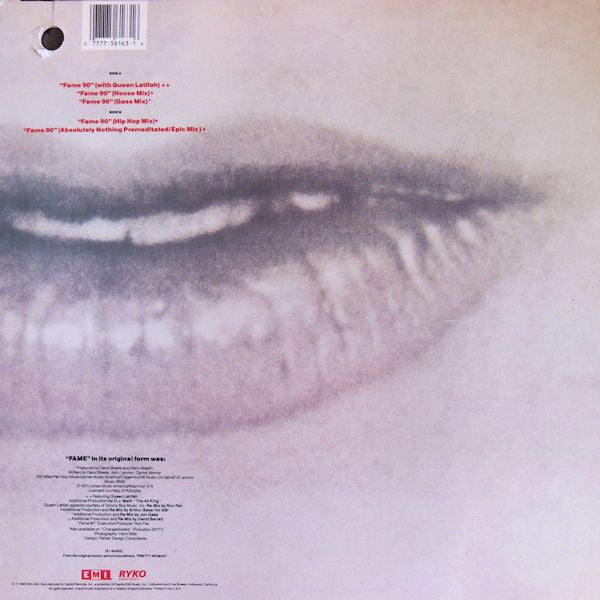 David Bowie : Fame 90 (12", Single, Spe)